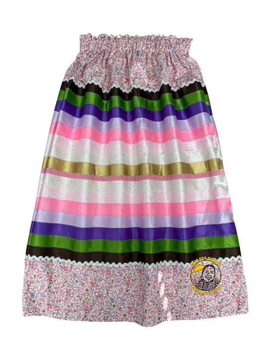 💝Pink/Gold flower skirt💝